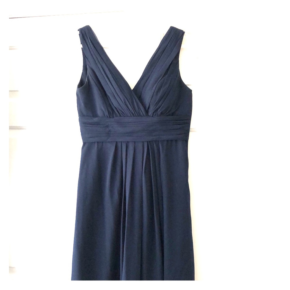 Bill Levkoff Navy Bridesmaid Dress